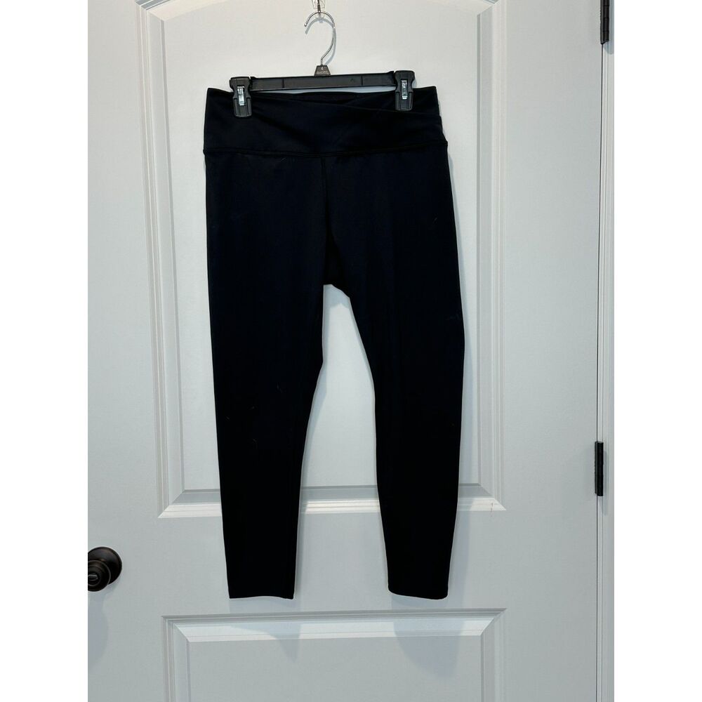 Free People Movement Crossover Waist Black Leggings Size Large